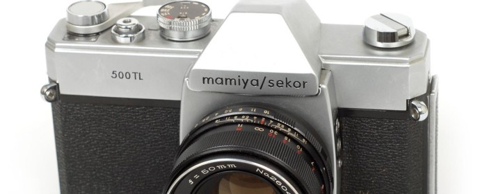 Aparat fotograficzny Mamiya/Sekor 500 TL