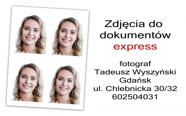 Zdjęcia do dokumentów Gdańsk
